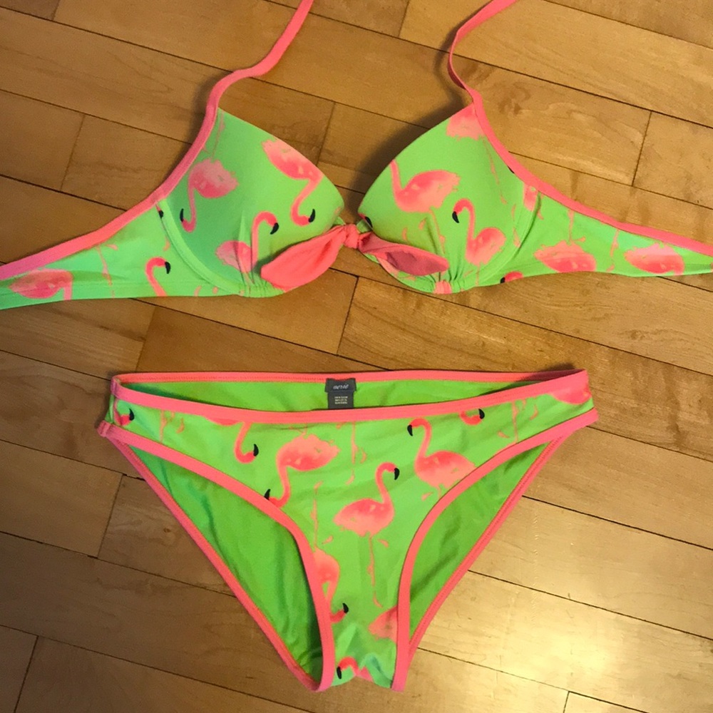 Aerie XS Flamingo Suit